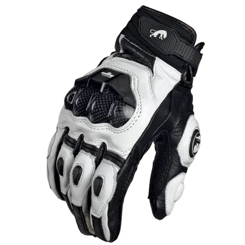 Lederen winterhandschoenen heren met fleecevoering