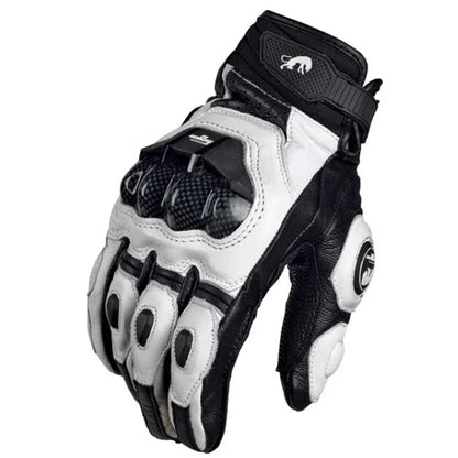 Lederen winterhandschoenen heren met fleecevoering