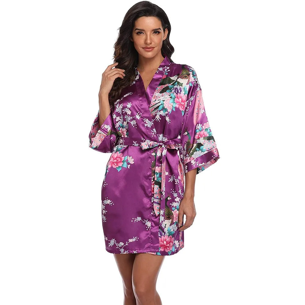 Zomer ochtendjas dames met riemsluiting – Comfort in de warmte