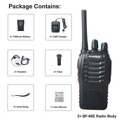 Alecto walkie talkie met batterijbesparingsfunctie