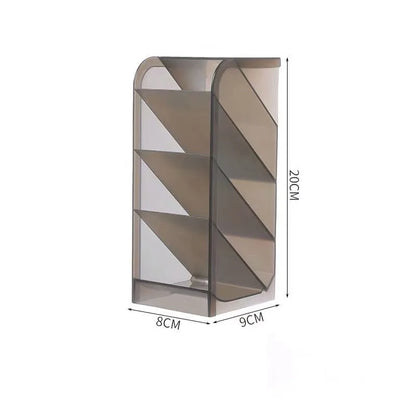Luxe desk organizer in leerlook