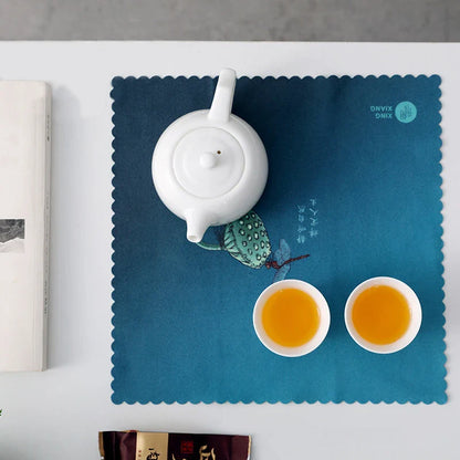 Theeglas met dubbelwandig ontwerp voor warm thee drinken