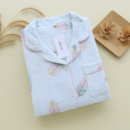 Dames pyjama met lange broek – Perfect voor de winter
