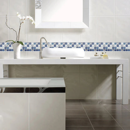 Mozaiek tegels in visgraat patroon – Elegant design