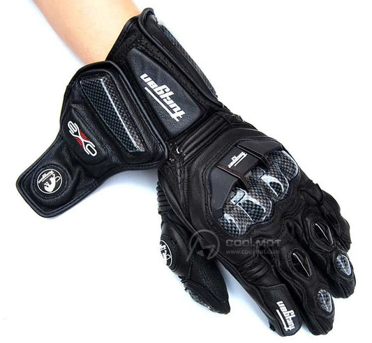 Leren herenhandschoenen met stijlvolle voering