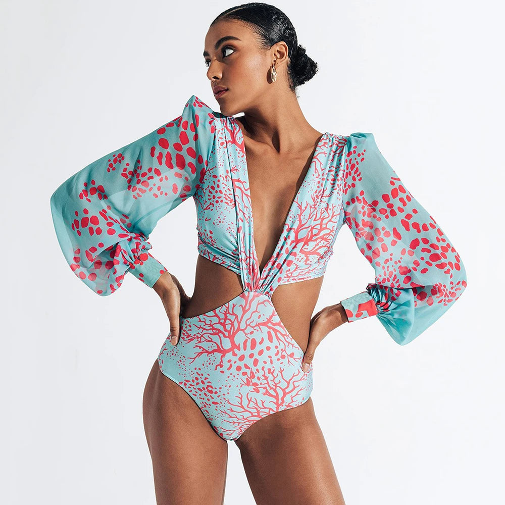 Zwemjurk met flatterende naden – Ondersteunt en vormt