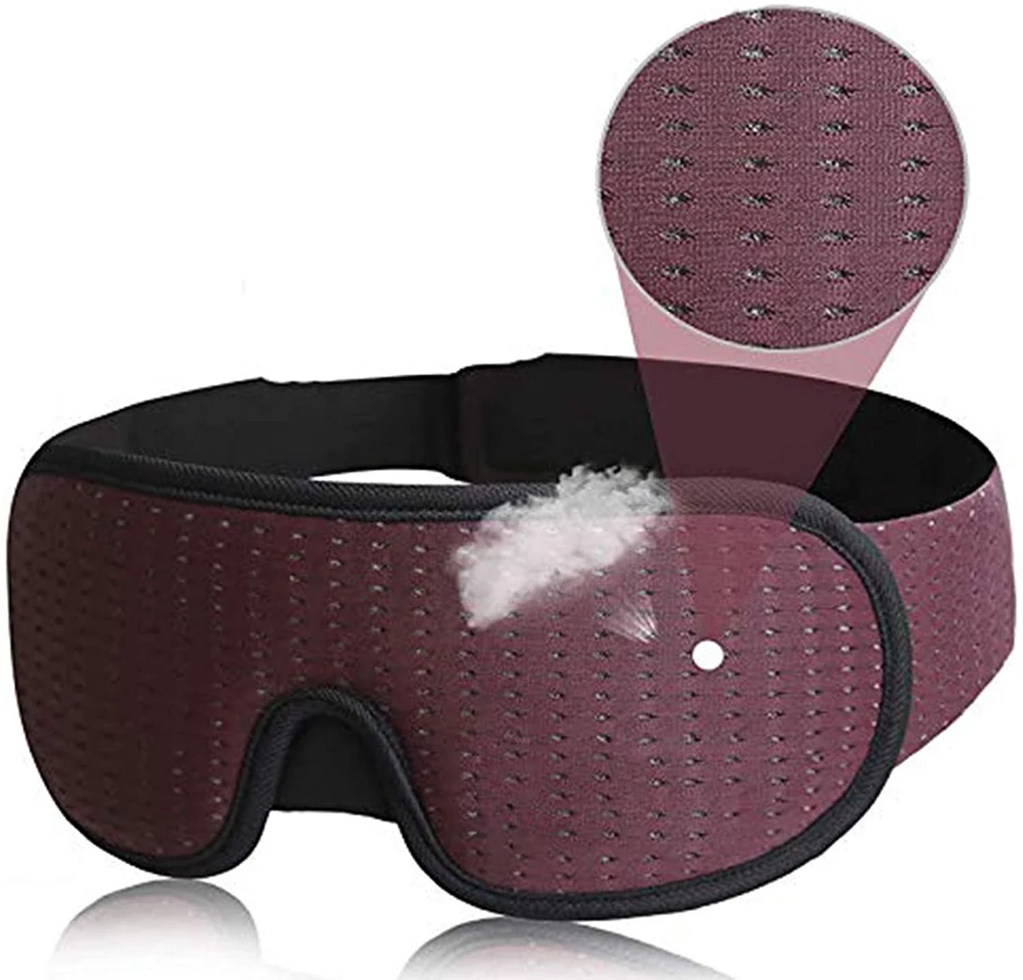 Zachte slaapmaskers in comfortabele stof