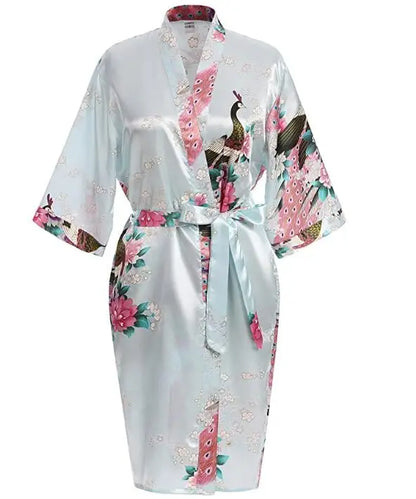 Hema ochtendjas dames blauw katoen – Fris en praktisch