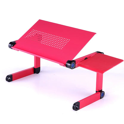 Houten schoottafel met metalen frame
