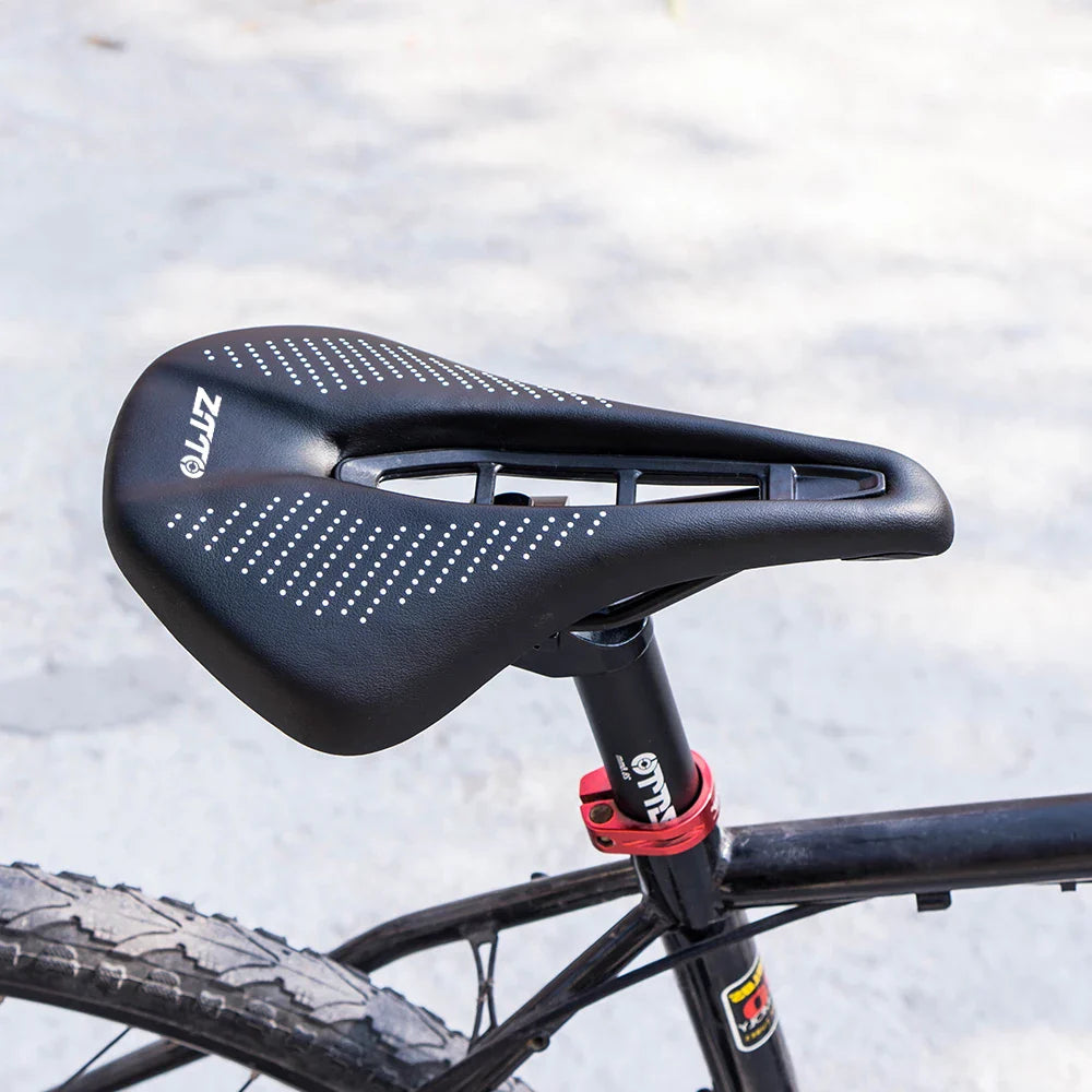 Zadel fiets met luxe afwerking