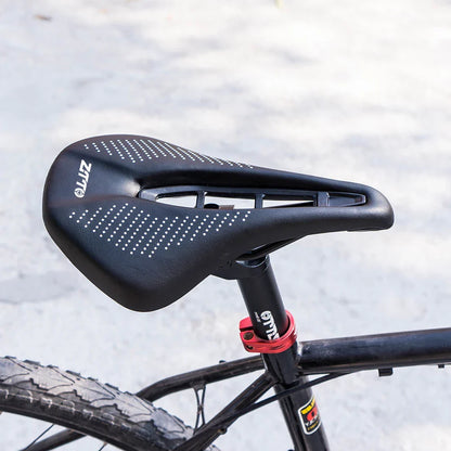 Zadel fiets met luxe afwerking