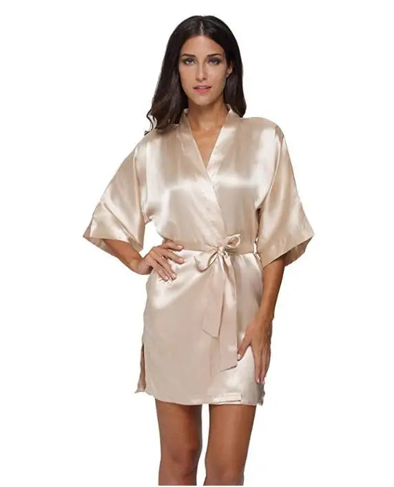 Elegante ochtendjas dames kant – Licht en stijlvol