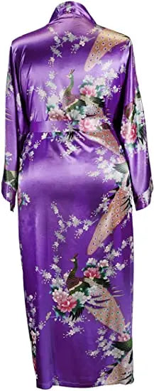 Katoenen ochtendjas met bloemenprint – Frisse en vrolijke look