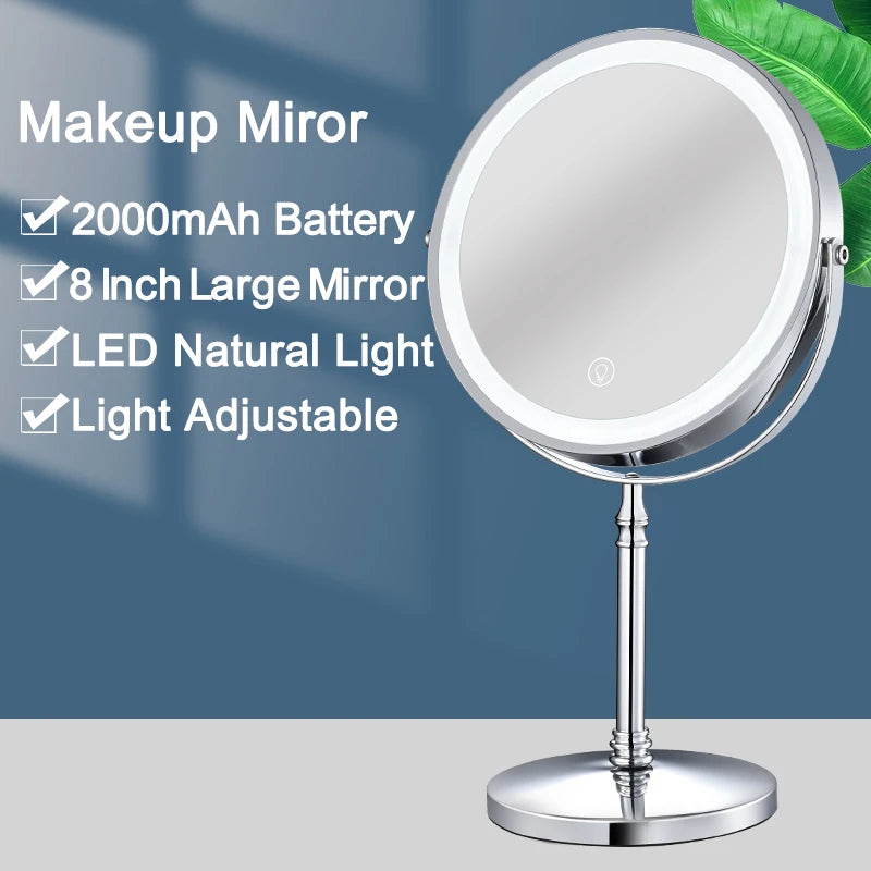 Verlichte Make-Up Spiegel voor Professioneel Gebruik - Ideaal voor Badkamer en Vanity