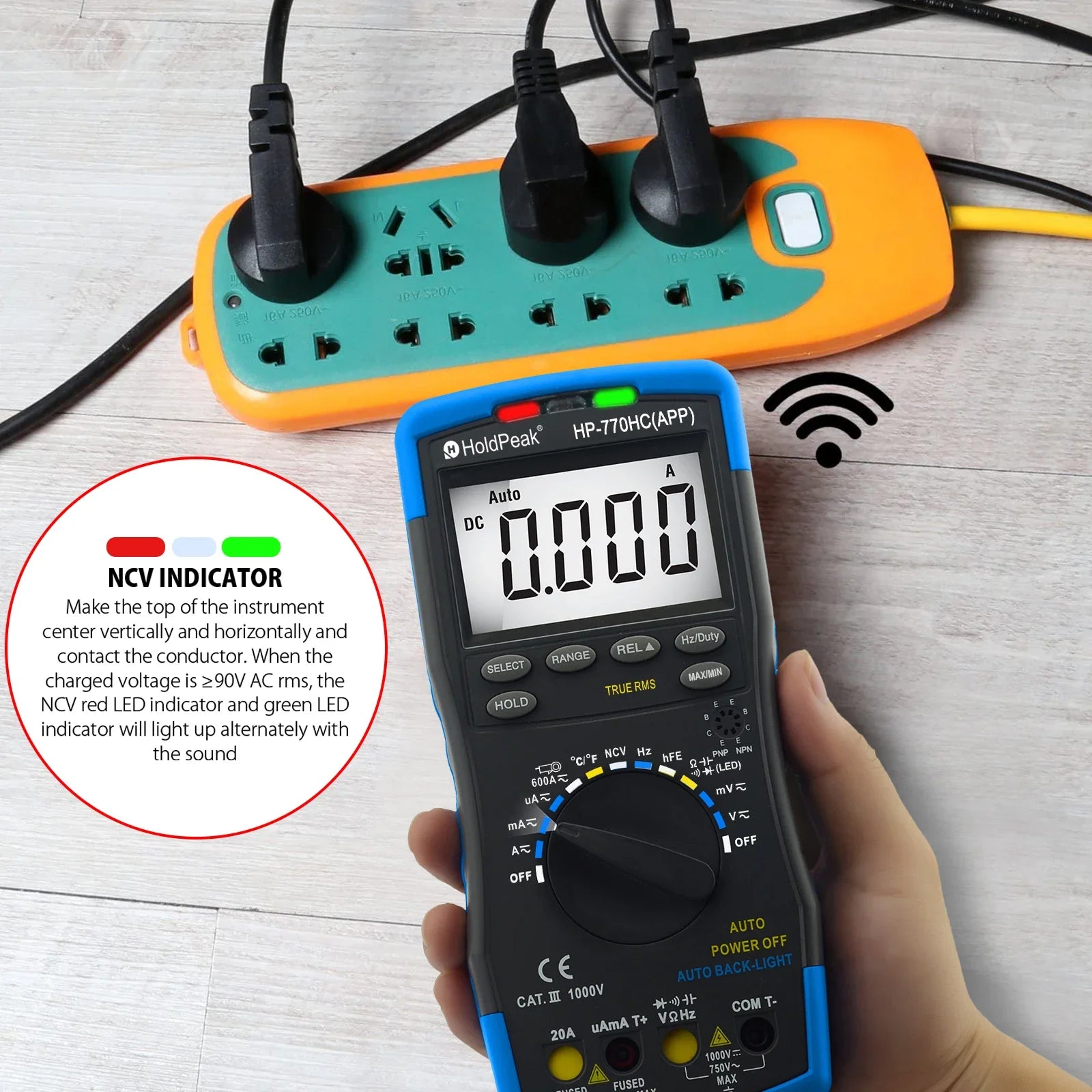 Multimeter met afneembare beschermhuls