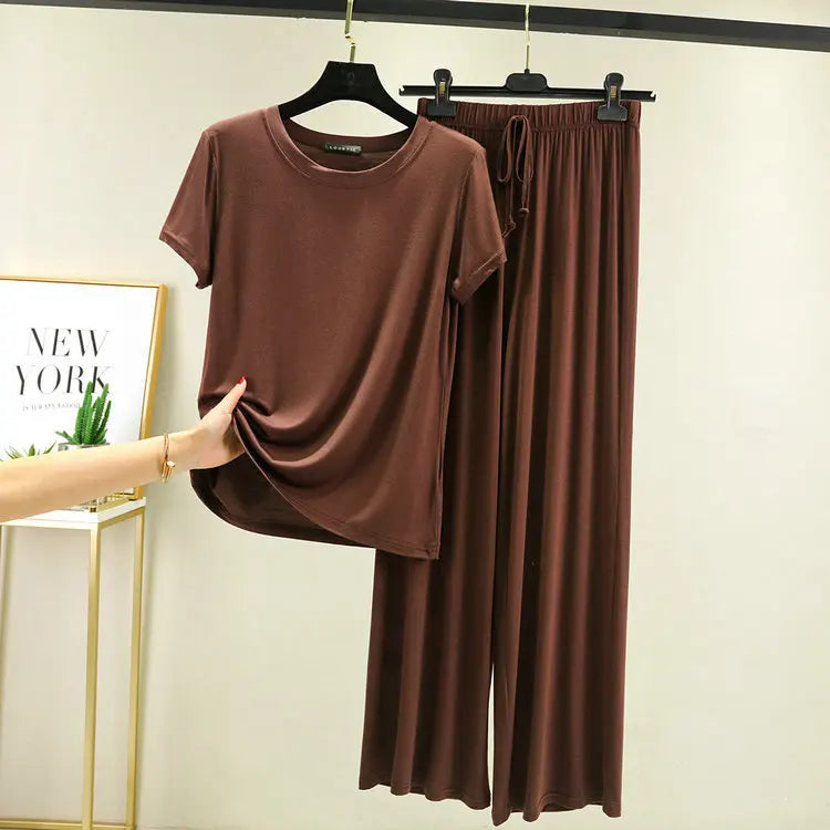 Dames pyjama Hunkemöller met satijnen afwerking