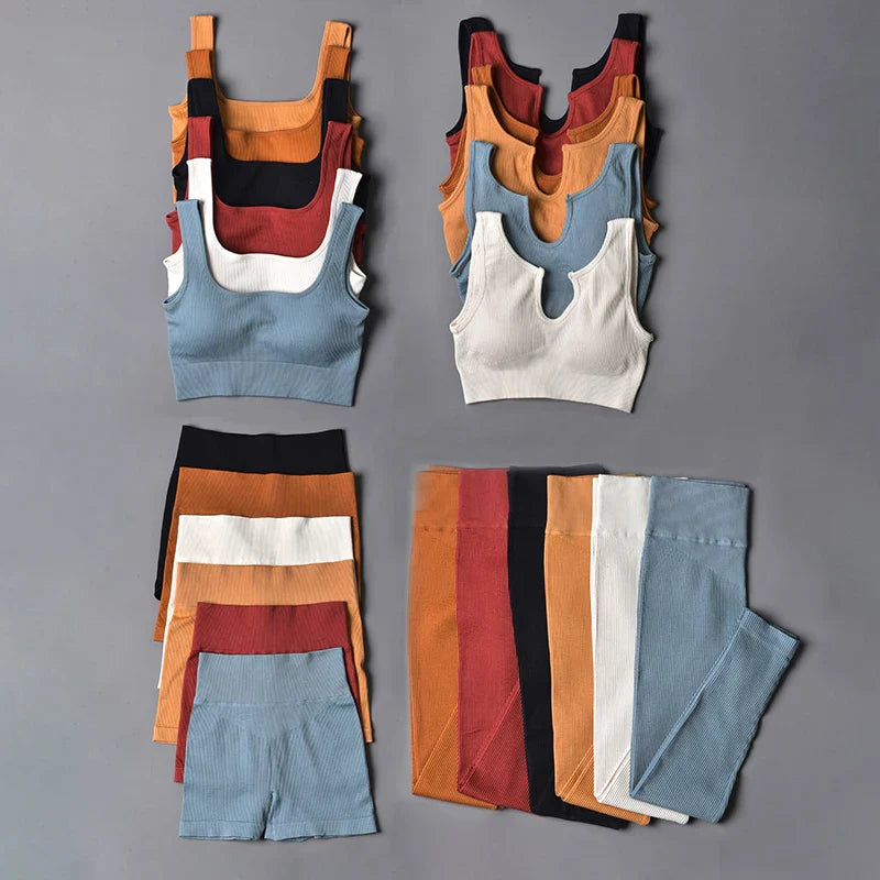Ademende yoga top en legging set