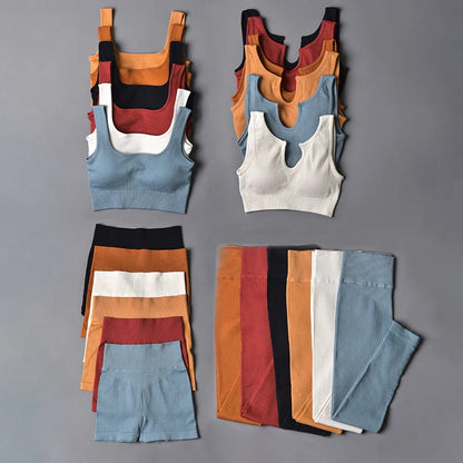 Ademende yoga top en legging set