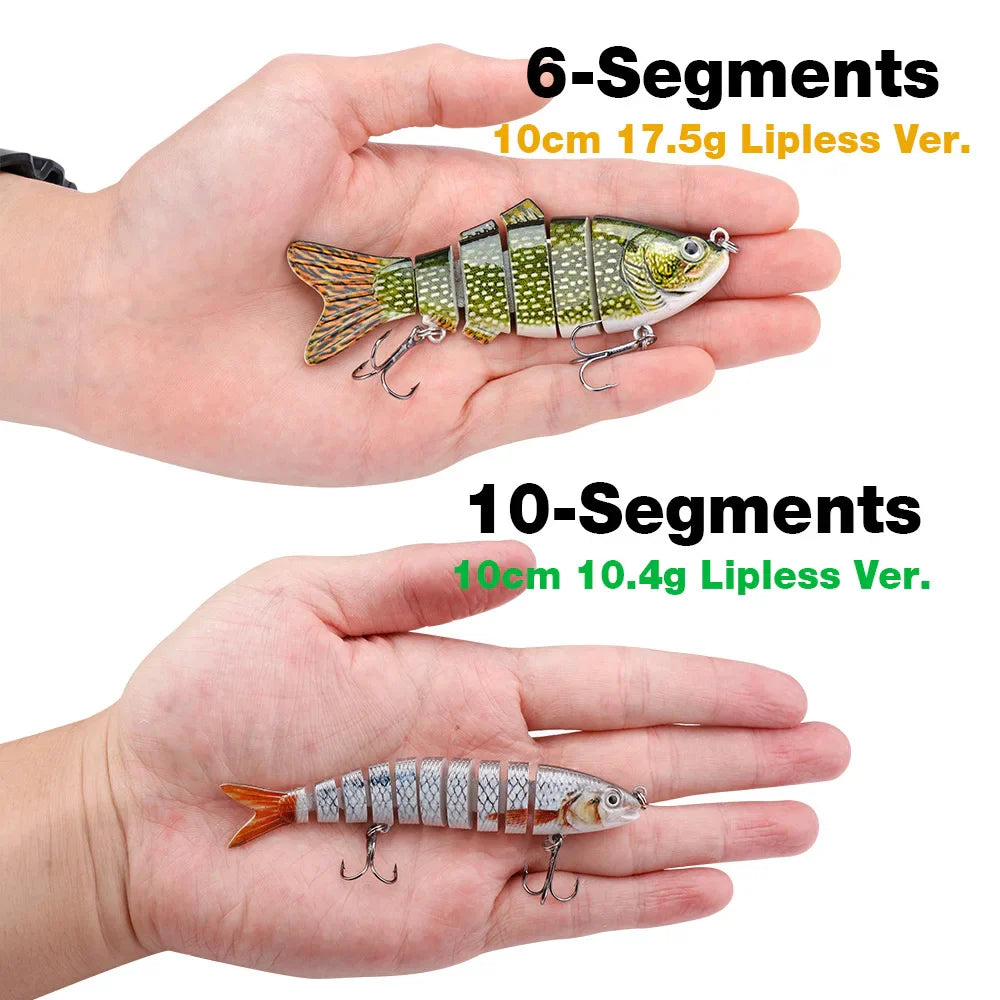 Softbait kunstaas met levensechte vinbeweging