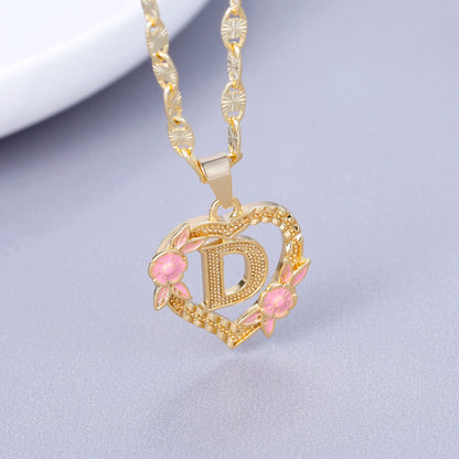 Handgegraveerde ketting met naam in vintage stijl