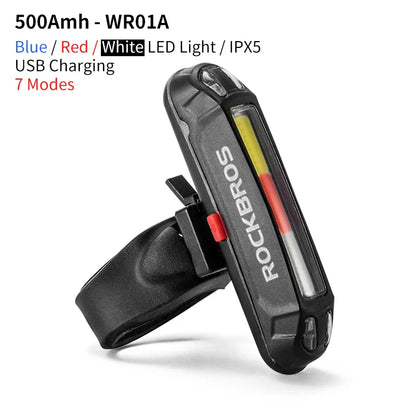 Oplaadbare fietslamp met micro-USB