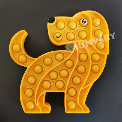 Zachte fidget toy in pasteltinten