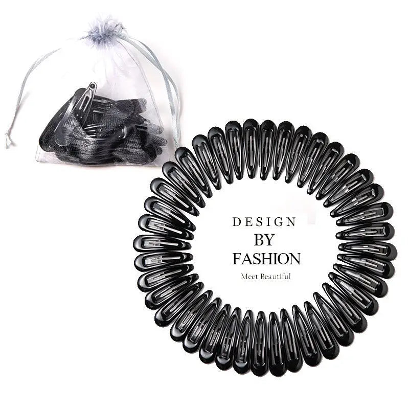 Klassieke haar accessoires in neutrale tinten