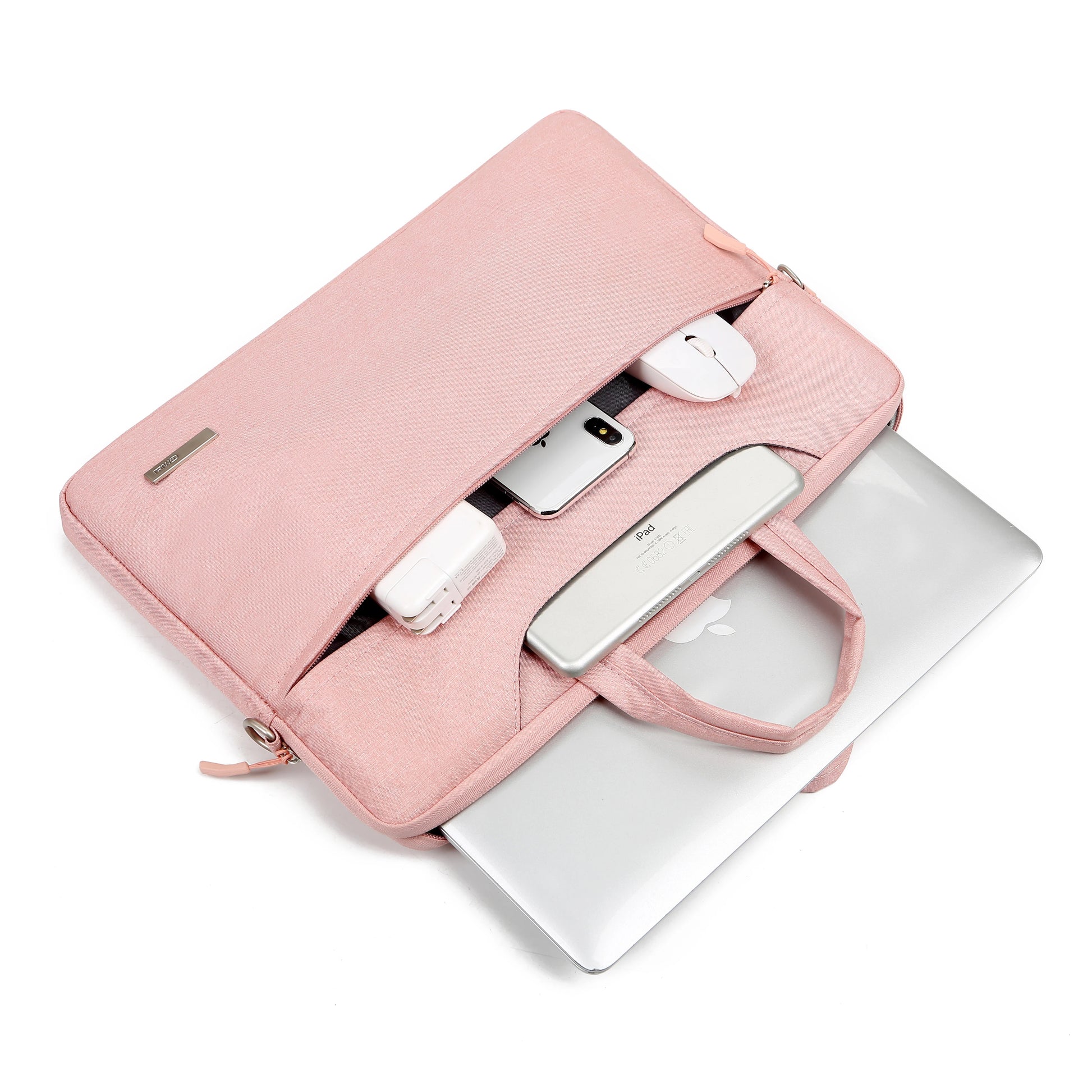 Heren laptoptas met extra vakken – Functioneel en ruim