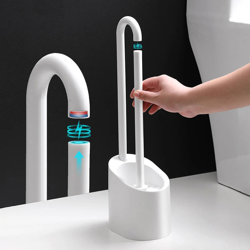 Toiletborstel met magnetische sluiting – Slim opbergen
