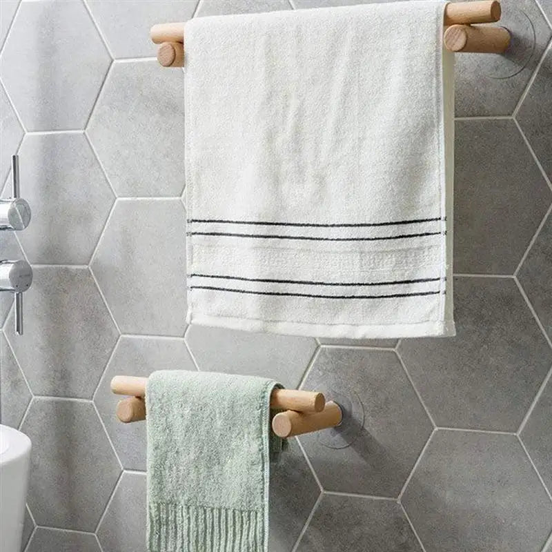 Handdoekrek van staal en hout – Trendy mix