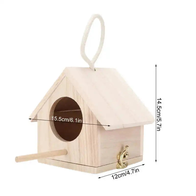Gamma houten vogelhuisje – Eenvoudig en stevig