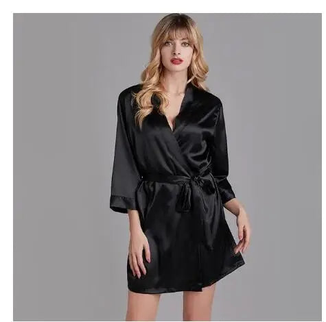 Elegante ochtendjas dames kant – Licht en stijlvol