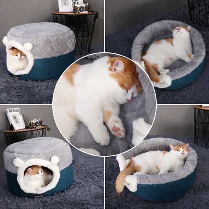 Grote kattenmand met pluche voering – Warm en zacht