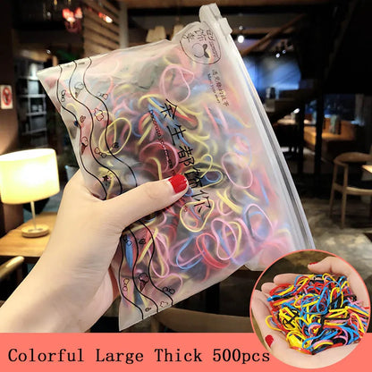 Set haaraccessoires met scrunchies en clips