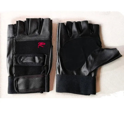 Lederen heren handschoenen voor motorrijders