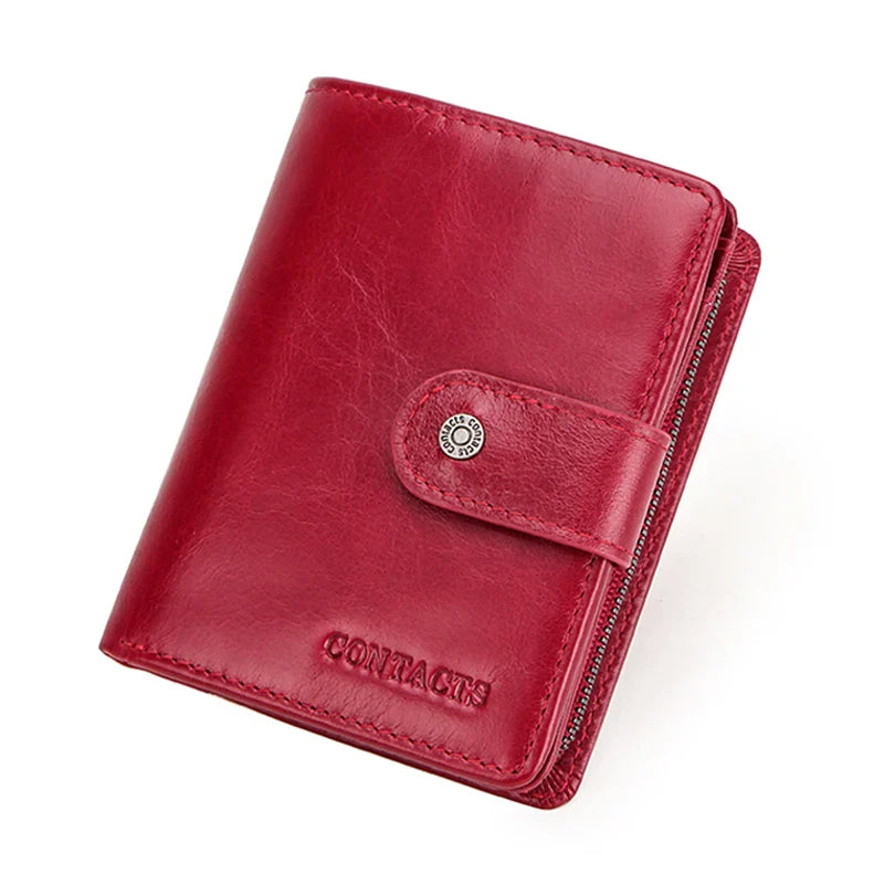 Portemonnee heren met RFID en drukknoop – Veilig en slim