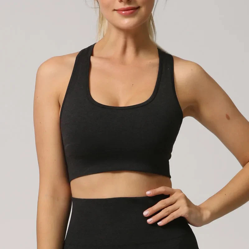 Modieuze yoga kleding dames met kleuraccent