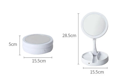 Make-up spiegel met verlichting en verstelbare standaard – Comfortabel en praktisch