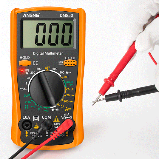 Multimeter met felle achtergrondverlichting