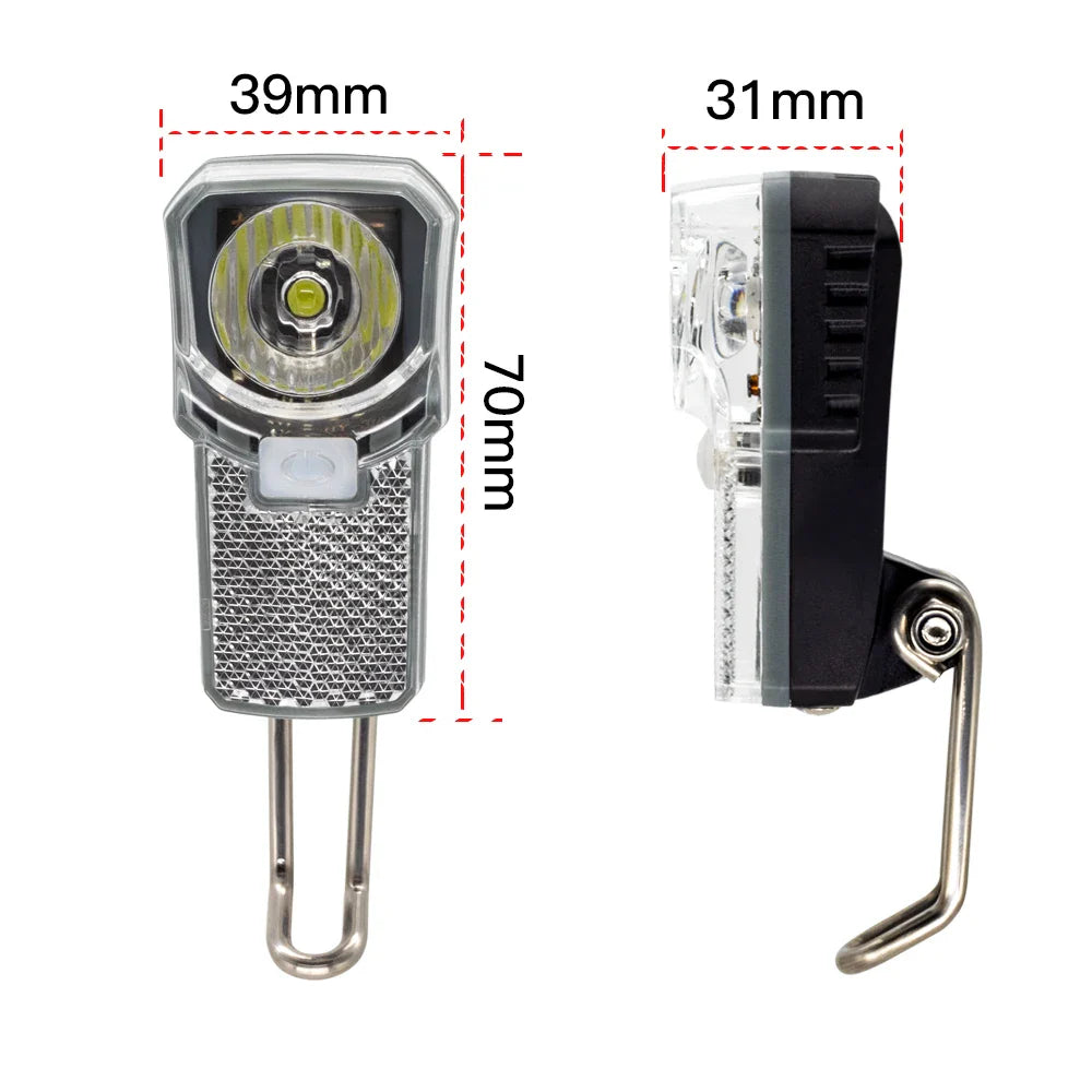 Fietslamp met meerdere lichtstanden