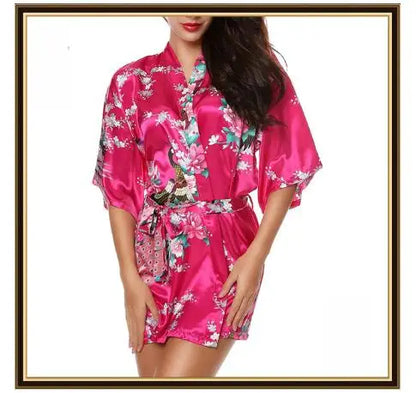 Zomer ochtendjas dames met riemsluiting – Comfort in de warmte