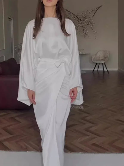 Chique jurk voor bruiloft gast met kantdetails