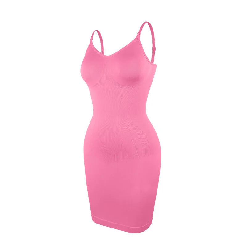 Dames jurk in zachte pastelkleuren