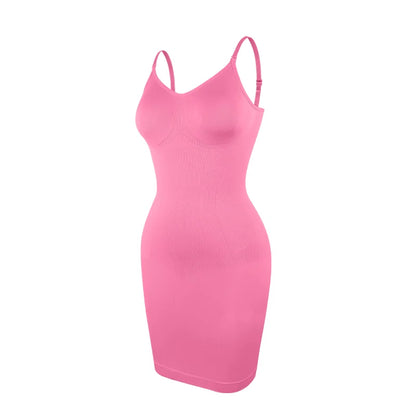 Dames jurk in zachte pastelkleuren