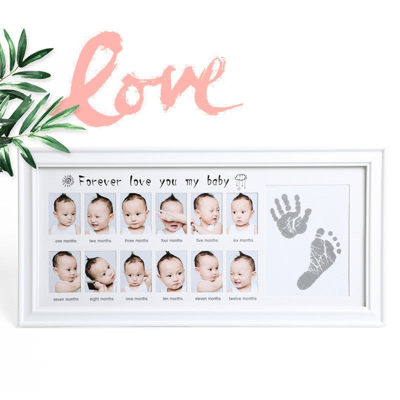 Kinderfotolijst-met-Voet-en-Handafdruk-Baby