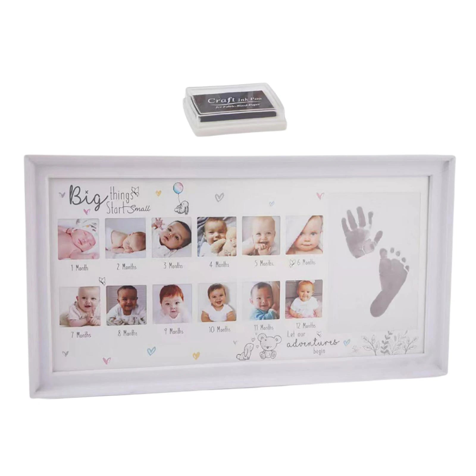 Kinderfotolijst-met-Voet-en-Handafdruk-Baby