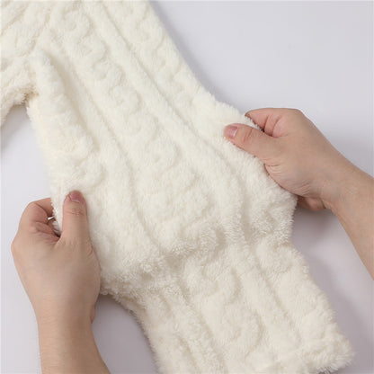 Dames ochtendjas met capuchon en zakken – Praktisch en warm