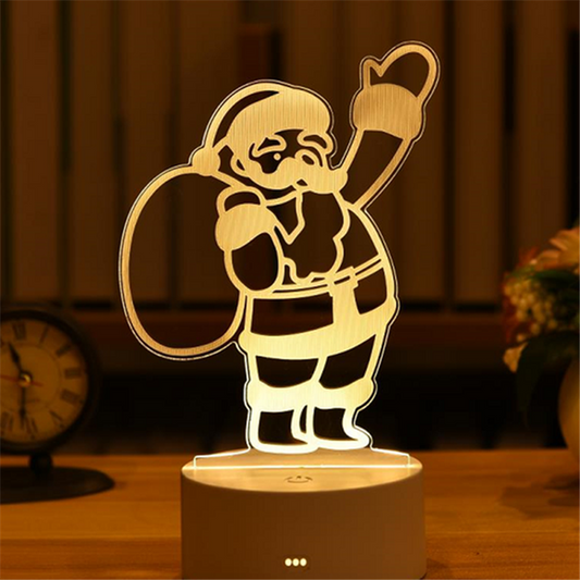 MOLOO-3D-Lamp-LED-Illusie-Bureaulamp-Kerstman-Nachtlampje