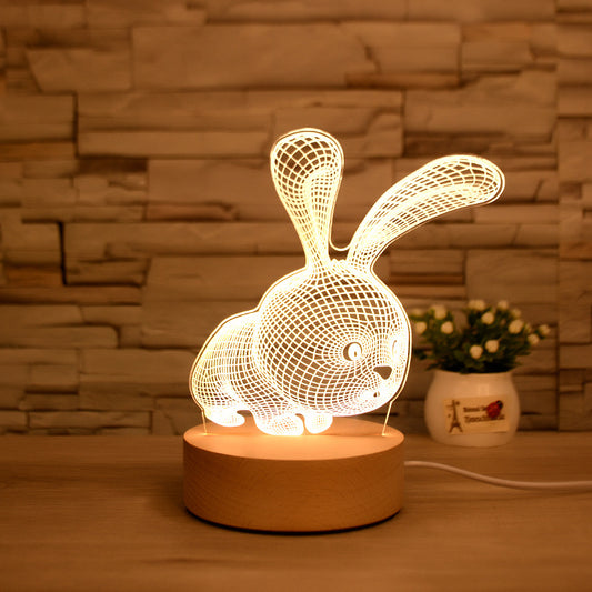 MOLOO-3D-Lamp-LED-Illusie-Bureaulamp-Konijn-Nachtlampje