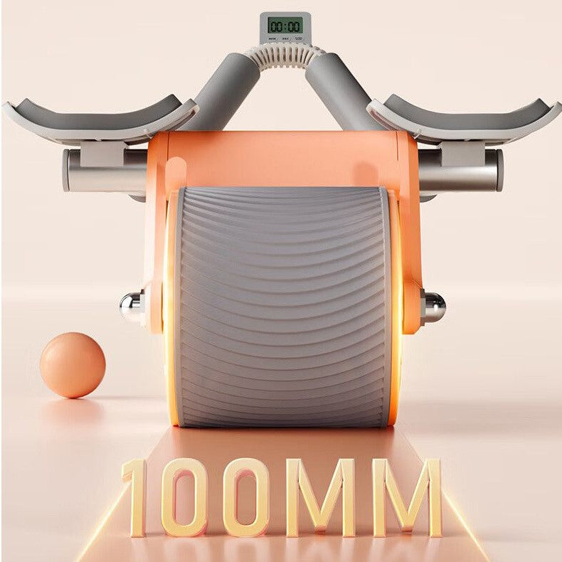 MOLOO-AB-Roller-met-Timer-Oranje-Wielroller-Buikspierwiel-Home-Workout
